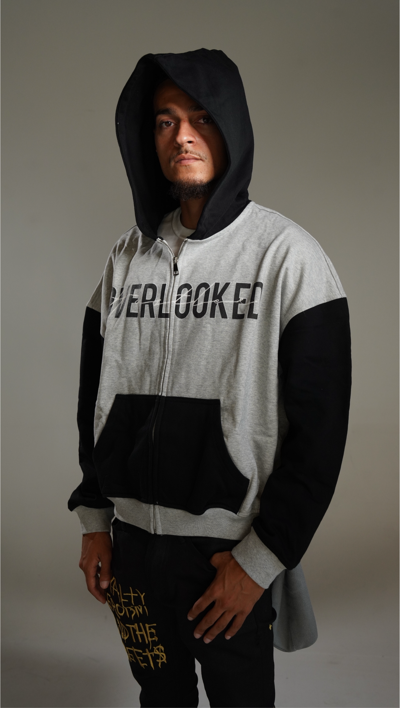 “Sidewalk surfer” Zip up Hoodie