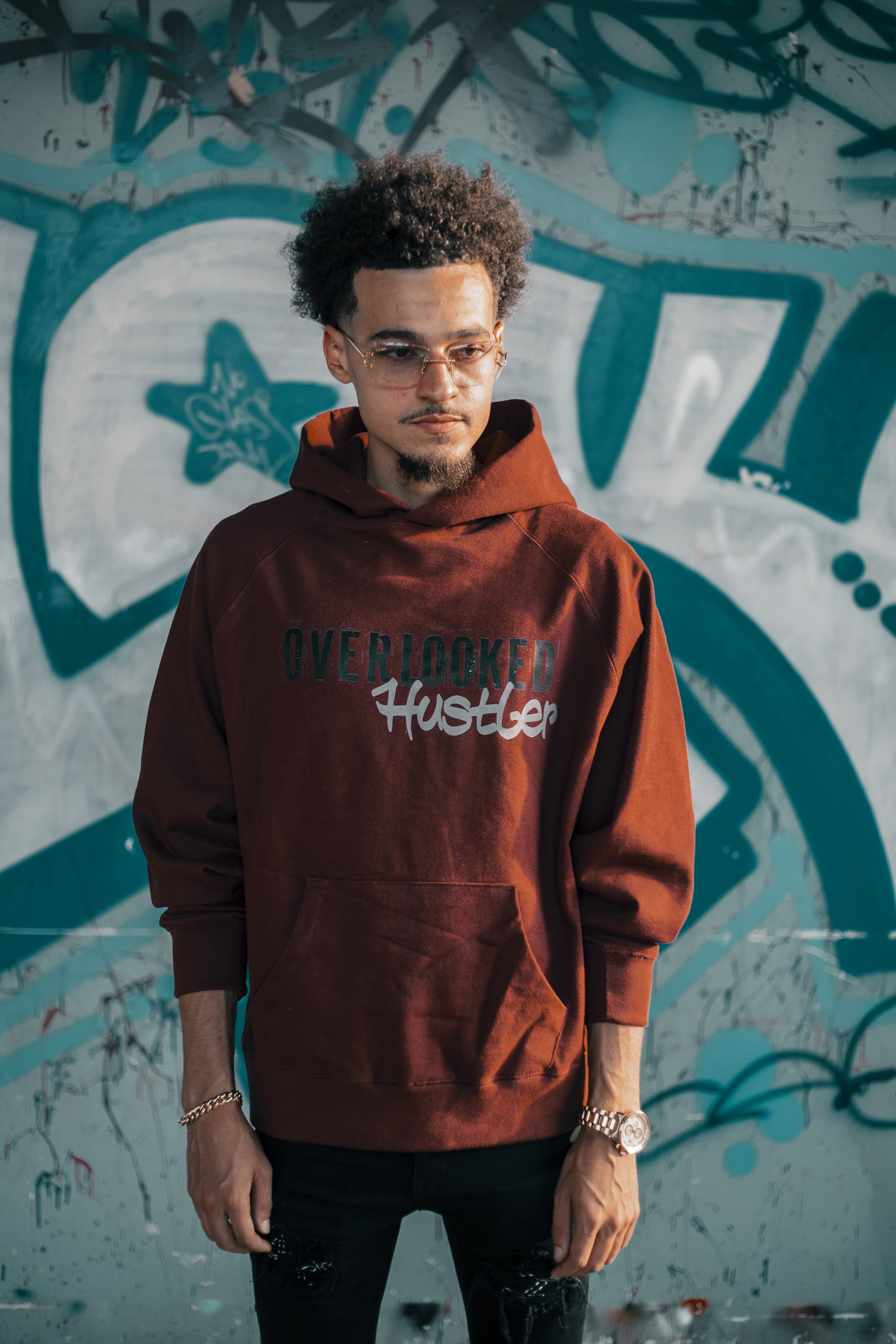 Oversized Hoodie Burgandy