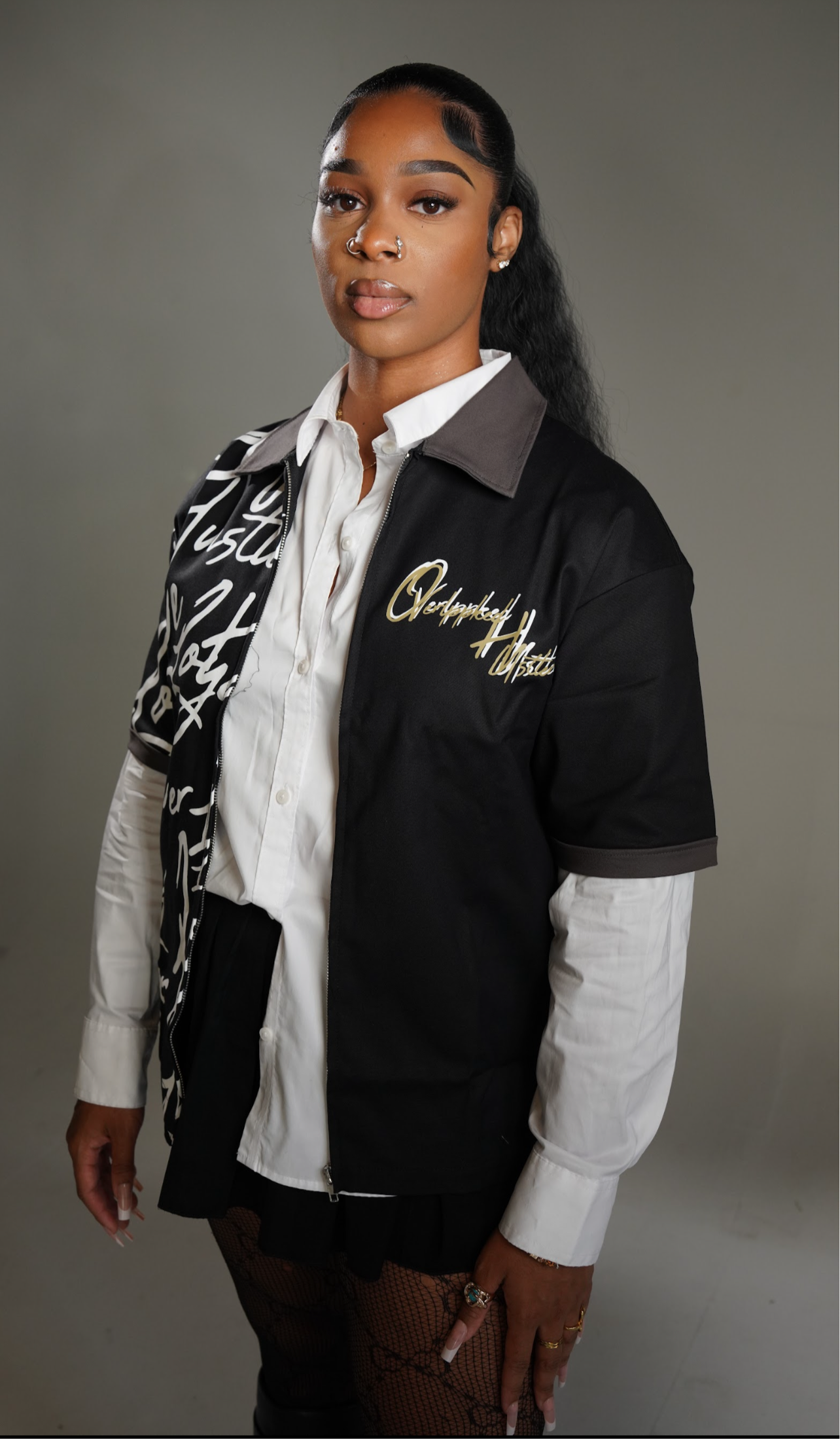 “Raze” Full zip Tee